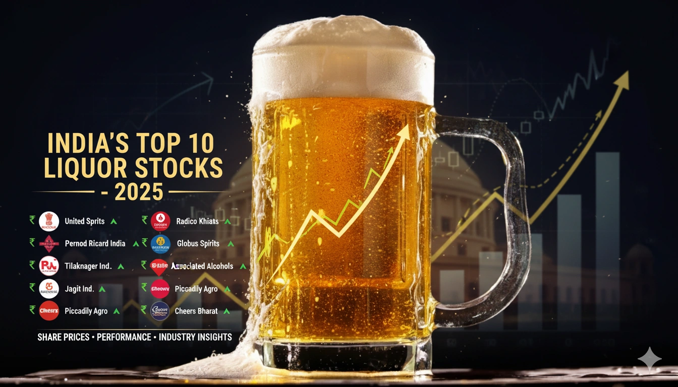 Discover the top 10 liquor stocks in India